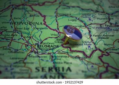 Bela Crkva Pinned On Map Flag Stock Photo 1952137429 | Shutterstock