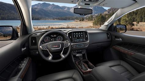 2021-GMC-Canyon-Denali-Interior-001-cockpit - The Fast Lane Truck