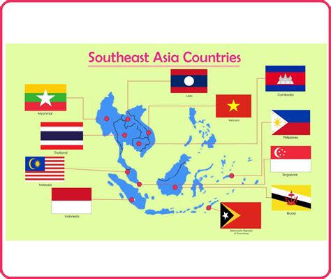 Flags of Southeast Asia-Asian Flags PDF | Montessoriseries