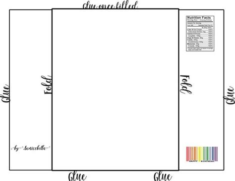 Party Décor Party Supplies Hollywood Candy Box Wrappers DOC PDF JPG Instant Download Printable ...