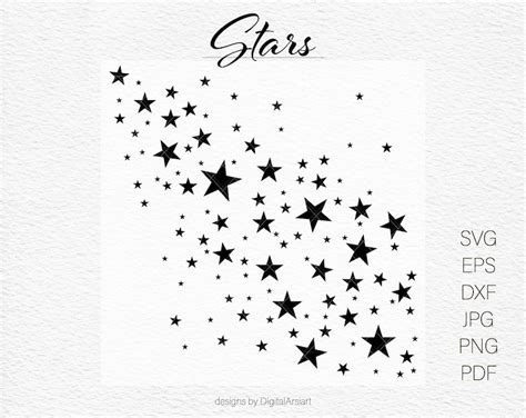 Star Svg Stars Background Svg Stars Svg Silhouette Star Cut - Etsy