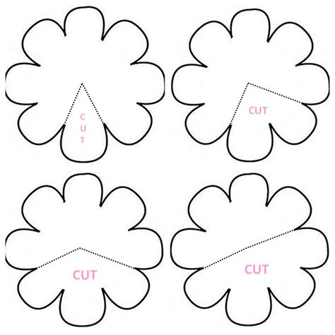 Flower Petals Template - Cliparts.co