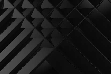 Premium Photo | Modern black grid pattern wall background.