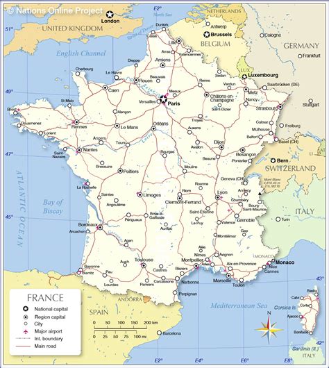 Map Of France And Surrounding Countries – Map VectorCampus Map