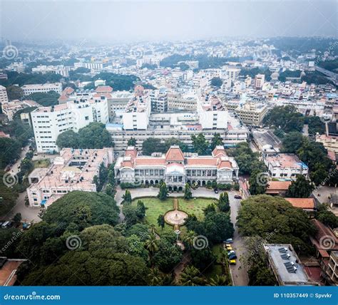 Aerial Photo of Bangalore in India Stock Image - Image of smog, building: 110357449