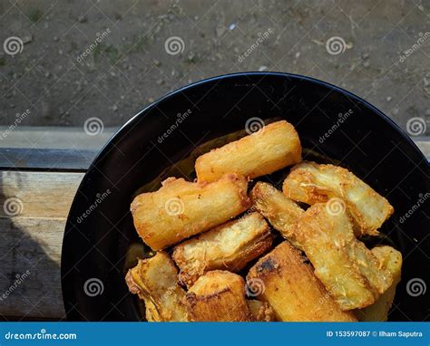 Singkong Goreng Is Indonesian Traditional Food Royalty-Free Stock Photo | CartoonDealer.com ...