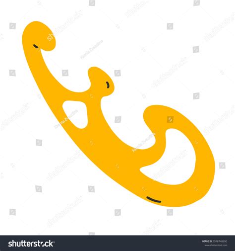 French Curve Ruler Clip Art Simple Stock Vector (Royalty Free) 1578748990 | Shutterstock