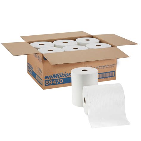 enMotion by GP PRO 1-Ply Paper Towels, 100% Recycled, 800' Per Roll, Pack Of 6 Rolls ...