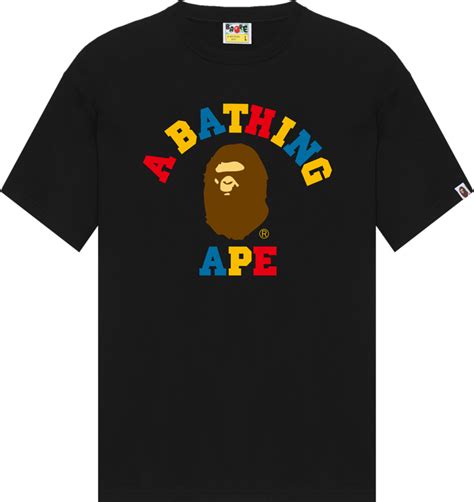 BAPE Black 'Color College' T-Shirt | INC STYLE