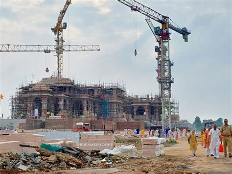 Ayodhya Ram Mandir construction status : r/IndiaSpeaks