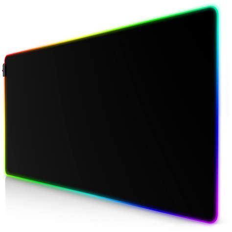 Buy TITANWOLF - RGB Gaming Mouse Mat XXL 120 x 60 cm – LED Light Multi-Coloured Mouse Mat 11 ...