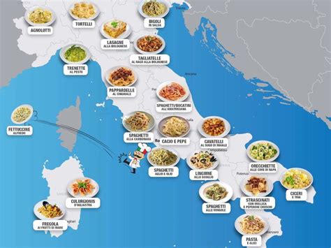 This Map of Italy's Famous Pasta Dishes Is Mouthwatering