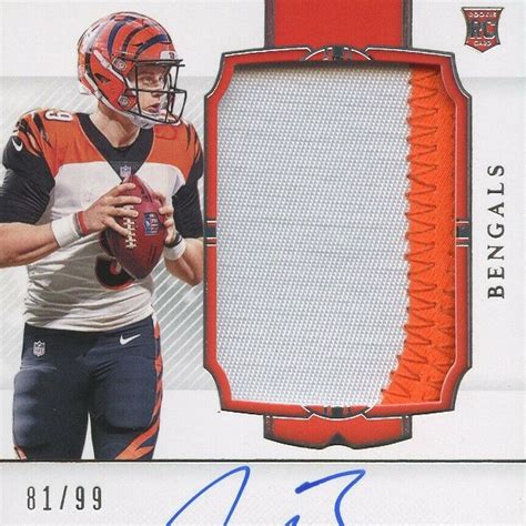 Joe Burrow Rookie Cards Guide, Top RC List, Best Autographs