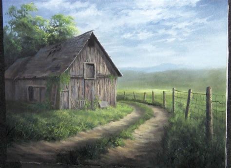 Barn by the Road | Paint with Kevin Hill | landscape in Oils #LandscapeOleo | Kevin hill ...