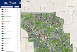 Kent State University Campus Map – Map VectorCampus Map