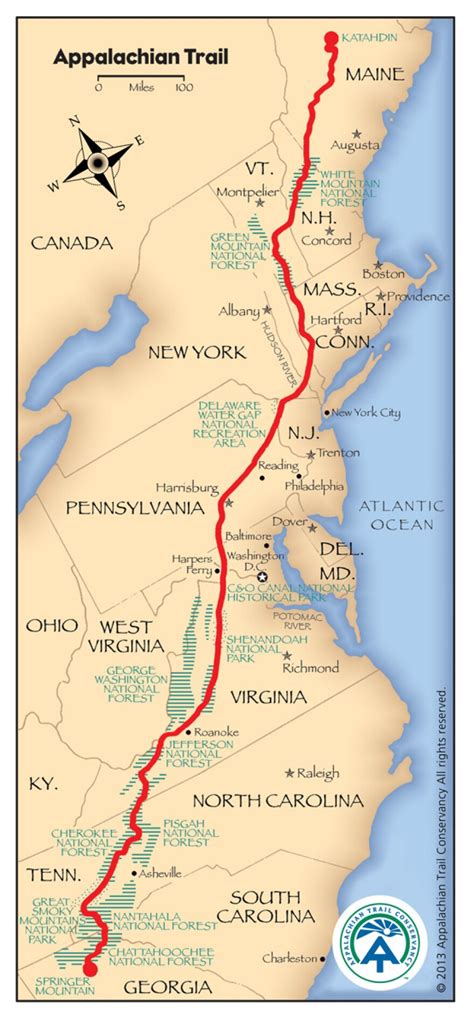 The Appalachian Trail Map - Black Sea Map