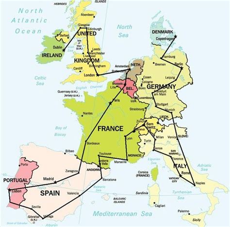 Travel itinerary for western Europe travel | Europe trip itinerary ...