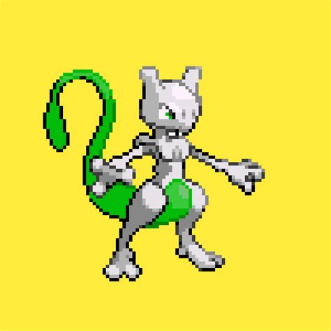 Pixilart - shiny mewtwo by galacta487