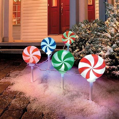 Peppermint Christmas Pathway Lights: Amazon.ca: Home & Kitchen