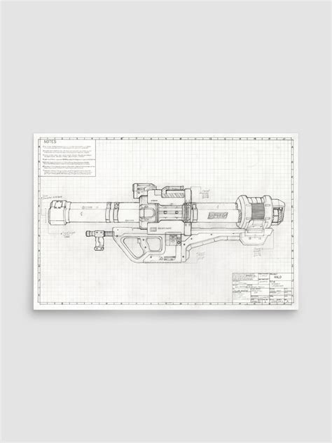 Rocket Launcher Blueprint | JAIRUS OF ALL MERCH