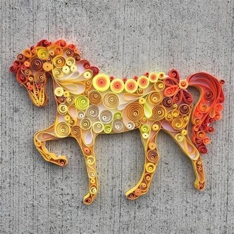 This artist creates beautiful images by quilling paper