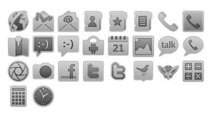 26 Android Codex Minimalistic Icons Set Vector for Free Download ...