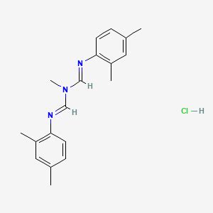 Amitraz hydrochloride (1:1) | C19H24ClN3 | CID 165367700 - PubChem