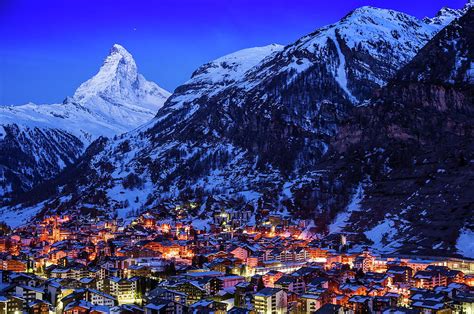 Matterhorn At Night by Weerakarn Satitniramai