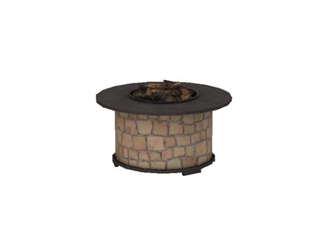 The Sims Resource - Delano Outdoor Set - Fire Pit