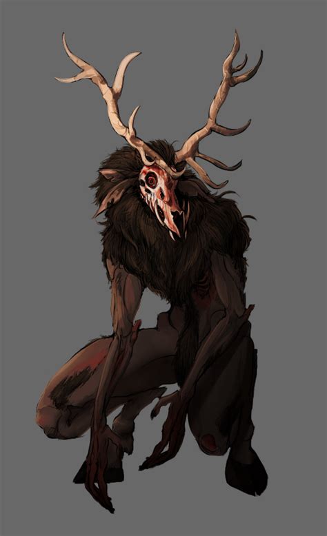 Wendigo | Dark fantasy art, Monster concept art, Monster art