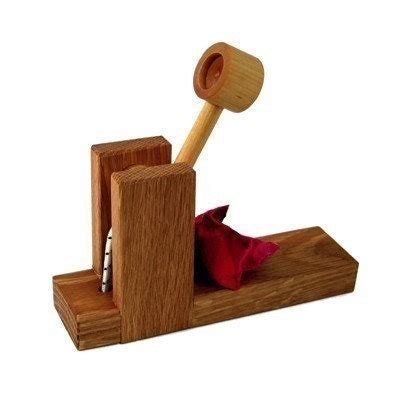 Wooden Catapult Toy Kids Wood Toys Natural by WoodToyShop