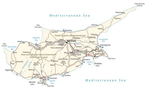 Cyprus Map - GIS Geography