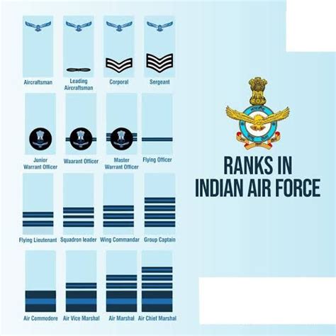 RANKS & INSIGNIA OF INDIAN AIR FORCE | Indian air force, Air force women, Indian history facts