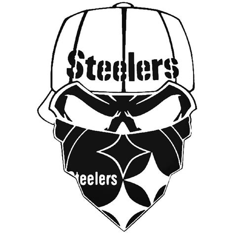 Black and White Steelers Logo - LogoDix