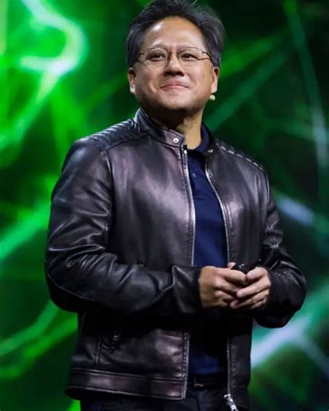 Nvidia CEO Jensen Huang Leather Jacket