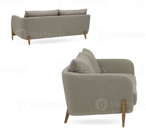 Modern sofa with cut out isolated on background transparent 14972133 PNG