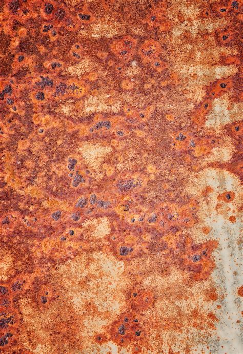 lots of red rust on this metal texture