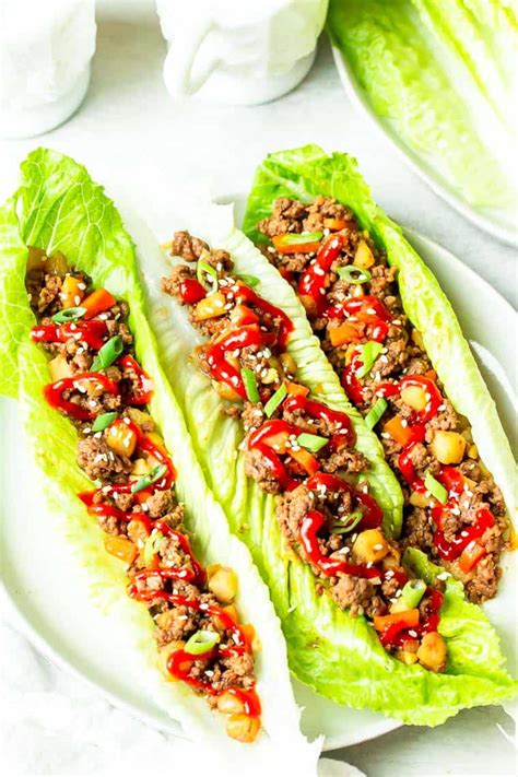 Ground Beef Lettuce Wraps Recipe - Delicious Little Bites