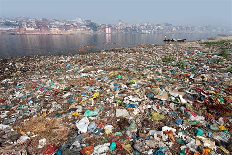 Brett Cole Photography | Garbage in the Ganges River in Varanasi, India. This is one of the most ...