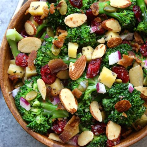 Super Healthy Broccoli Salad - The Fed Up Foodie