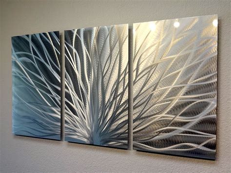 15 Best Ideas Aluminum Abstract Wall Art