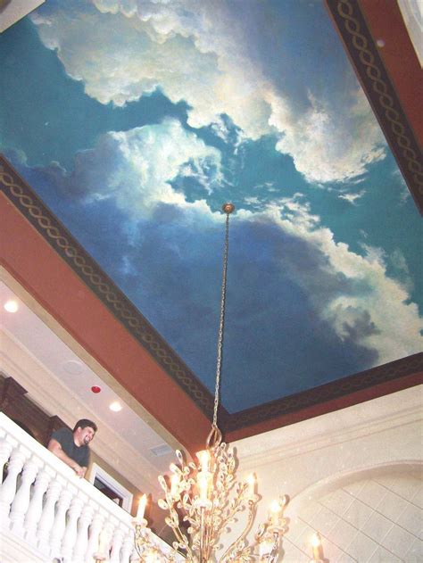 √ How To Paint Clouds On Ceiling