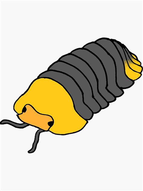 "Rubber Ducky Isopod" Sticker for Sale by taylorrowan | Redbubble