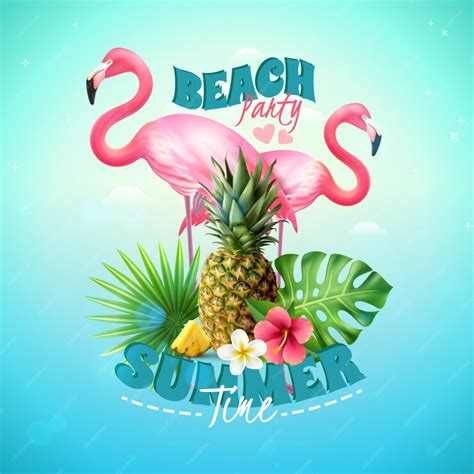 Free Vector | Beach party background