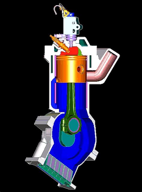 4 Stroke Engine Animation