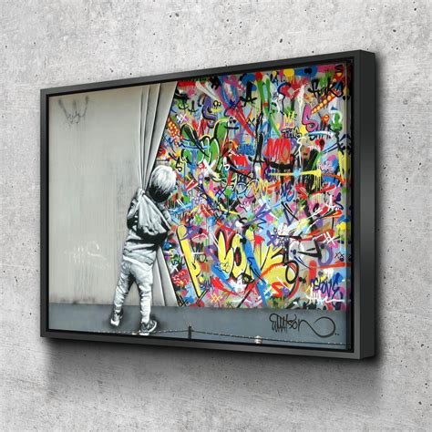 Banksy Prints Banksy Canvas Art Banksy Prints for Sale - Etsy | Graffiti canvas art, Banksy ...