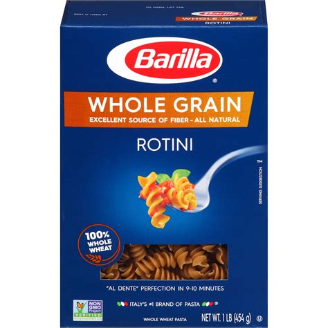 Barilla Pasta Whole Grain Rotini, 16.0 oz - Walmart.com