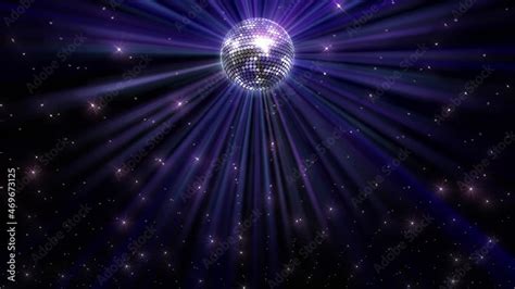 Mirror Ball Disco Lights Club Dance Party Glitter Background Stock Video | Adobe Stock