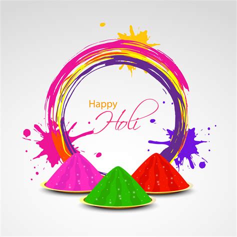 Festival of Colors, Happy Holi Concept. 23683030 Vector Art at Vecteezy