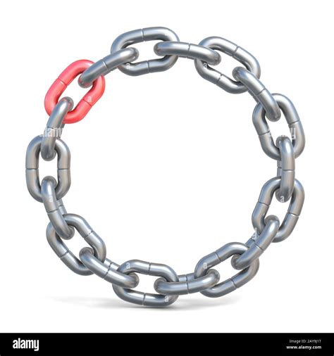 Chain link circle hi-res stock photography and images - Alamy